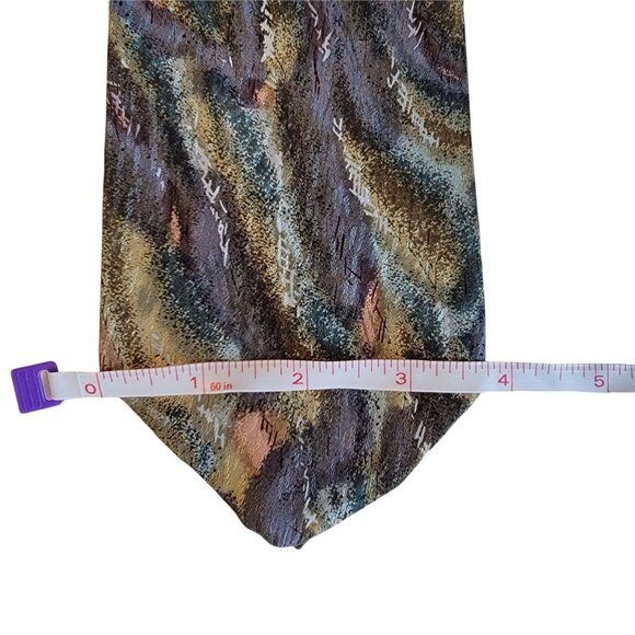 Cocktail Collection Silk Tie Mens Necktie Colorful Abstract Business Career - Picture 4 of 5